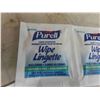 Image 8 : New 1000x Purell Individual Wrapped Hand Sanitizing Wipes, 350 