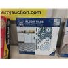 Image 3 : 2 Packages of New Floor Tiles (10) 12'' x 12'' Each Plus Vinyl Dry 