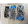 Image 3 : 5 New Decorative Floor Register Covers (2) 6'' x 14'' (3) 4'' x 10'' 