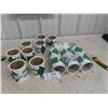 Image 1 : 16 Rolls of 4'' Sticker Arrows - 100 Arrows in Each Roll, Total