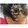 Image 11 : Decorative Head Band with Peacock Feathers , Gold 