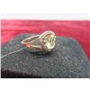 Image 3 : 14kt Gold Ring with Cubic Zirconia amd Prasiolite Size 9, 