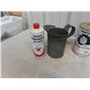Image 5 : 9 Oil Cans , Related Auto Products : Esso, Quaker State, 
