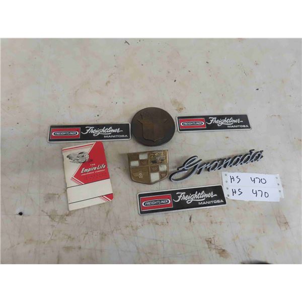 Auto Emblems: Freightliner, Cadillac & Others 