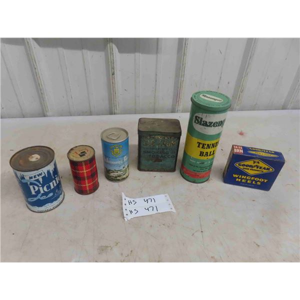 Old Chum Tobacco Tin, Goodyear Wingfoot Heels, Winnipeg