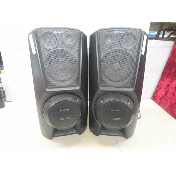 2 Sony Speakers Model SS-D6900V 