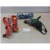 Image 1 : Craftsman 3/8'' Power Drill , 3 Extension Cords 