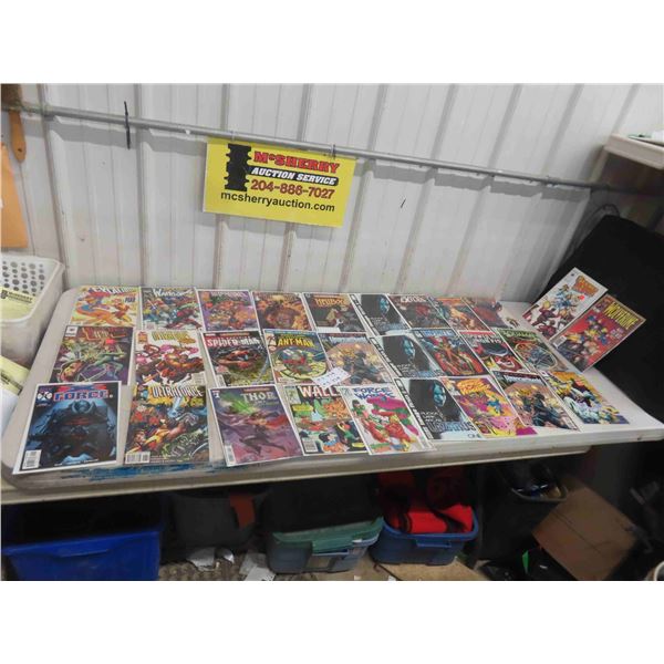 29 Marvel + DC  Comics : Valient, Malibu, Ultra Force, Some #1 