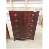 Image 1 : Mohagany Dresser with 5 Drawers with Serpintine