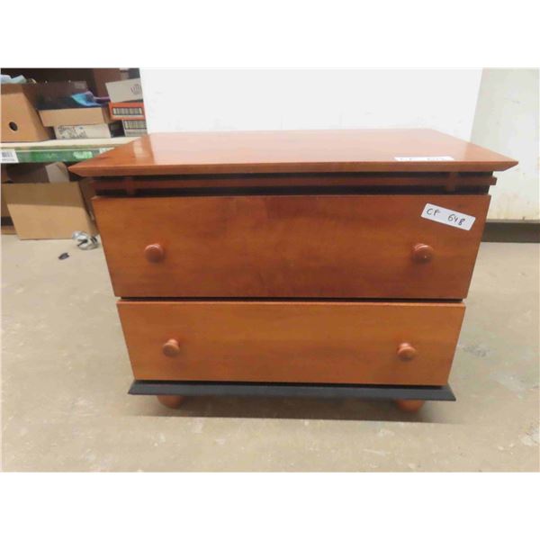 Night Stand / End Table 2 Drawers 23'' x 28'' x