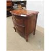 Image 3 : Night Stand / End Table 2 Drawer 25'' x 24'' x 16'' 