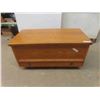 Image 1 : Oak Cedar Lined Chest with Bottom Drawer 22'' x 44''