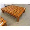 Image 4 : Oak Sauna Bench 10 1/2'' x 37 1/2'' x 30 1/2'' 