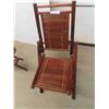 Image 3 : Folding Wood Chair , Odd Stool with Back Rest 