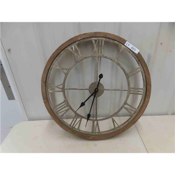 Wall Clock Battery 25'' Across 