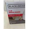 Image 4 : Black and Decker 3lbs Bread Makers  - New or Store
