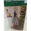 Image 3 : Holiday Lantern with LED Lights  - New or Store Return 