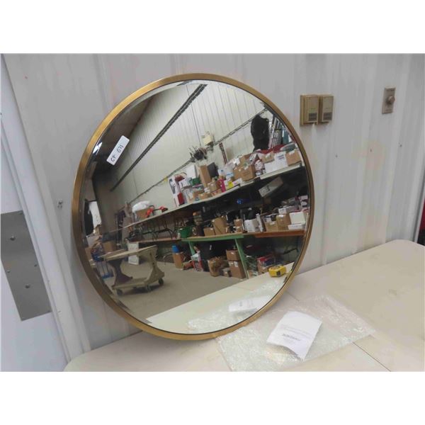 Round Mirror 36'' Across