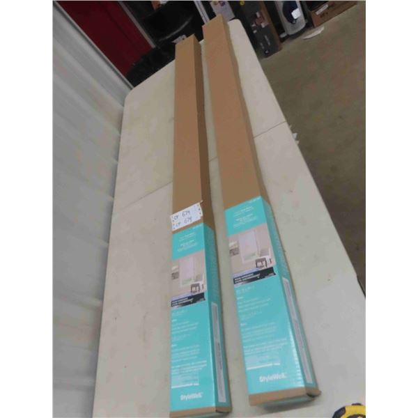 2 New Blinds Style Well 60'' W x 48'' L 