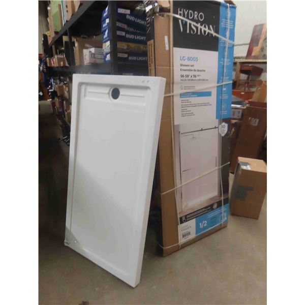 Hydro Vision LG - 8003 Shower Set 56'' - 59'' x 78 3/4''  - New 