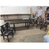 Image 1 : Kitchen Table 30'' x 76'' x 40'' & 6 Chairs 
