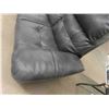 Image 3 : Leather / Leather Style Reclining Couch 90'' Wide