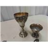 Image 2 : Sterling Silver Goblets, Spoons - Total Weight 309 Grams 