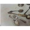 Image 3 : Sterling Silver Goblets, Spoons - Total Weight 309 Grams 