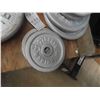 Image 5 : York & Weider Steel Weights (4) 10kg, (4) 10lbs, (3) 5kgs, 