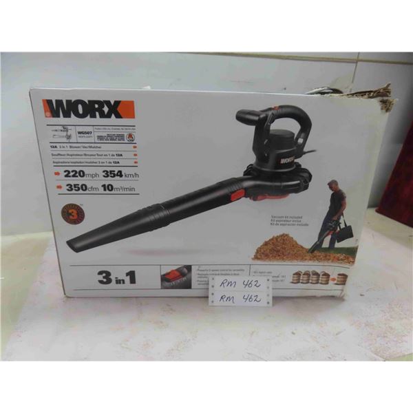 New Old Stock Worx 3-in-1 Blower/Vac/Mulcher