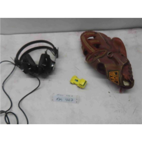 Panasonic Headphones , Left Handed Baseball Glove 