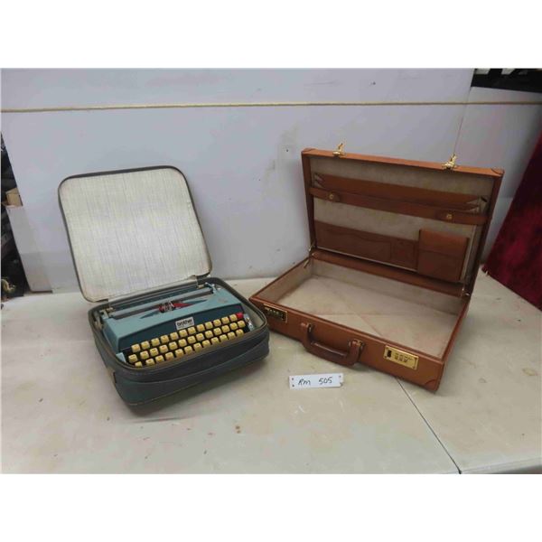 Manual Portable Typewriter , Renwick Briefcase 