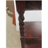Image 7 : Jacob Bean Open Tier Fancy Shelf with Cane and Carving 