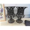 Image 5 : 2 Gardern Metal Urns , 2 Fold Up Baskets , Furniture 