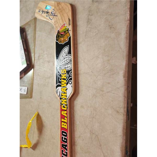 Tony Esposito Signed Mini Goalie Stick with COA