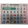Image 4 : Export A , Toronto Maple Leafs 1962 Calender 