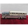 Image 2 : 1960s Toy Tin Friction Greyhound Bus, Fire Truck 