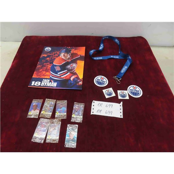 Edmonton Oilers Lanyard, Picture of Zach Hyman, 4 Oiler 