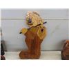 Image 2 : Wood Carving 22'' Tall , New Cowboy Boot, Planter,