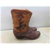 Image 5 : Wood Carving 22'' Tall , New Cowboy Boot, Planter,