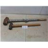 Image 1 : 2 Sledge Hammers 12 & 4 Pounds
