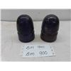 Image 1 : 2 Purple Insulators 