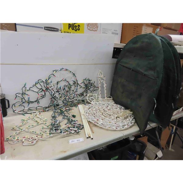 Christmas Decorations with Lights : Santas Sleigh,