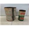 Image 3 : 3 BA Cans : Antifreeze, Oil, Pump Hose Filter Cartridge 