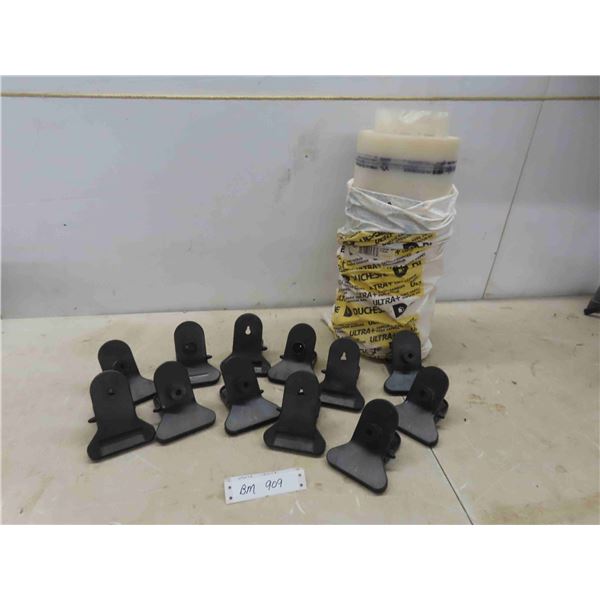 12 Clamps, Roll of Vapour Barrier 