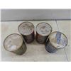 Image 6 : 7 Esso Cans: Oil, Grease, Chain Oil, Some with Product