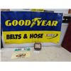 Image 1 : Good Year Vinyl Sign 48'' x 25'' , License and 