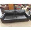 Image 2 : 2 Leather/Leather Style Couch 81'' Wide , Love Seat