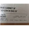 Image 3 : New Euro Style Base Cabinet 36'' White Finish 