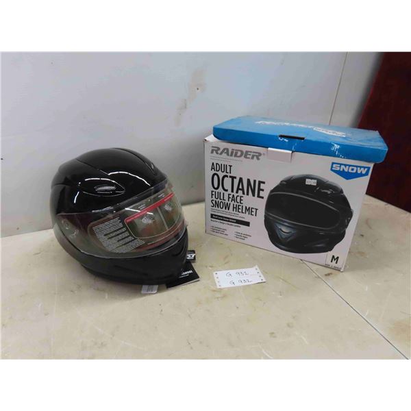 New Raider Full Face Snow Helmet Adult Medium 